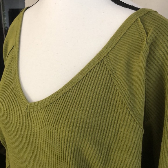 NWT Free People Santa Clara Thermal Top in Ferngully - Picture 5 of 13